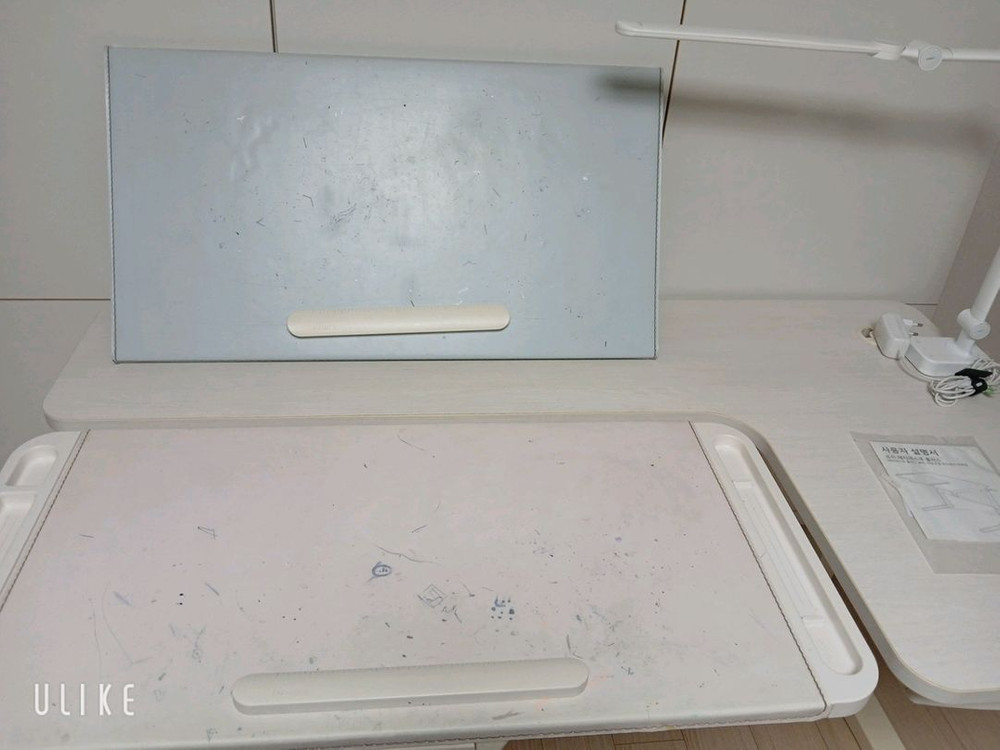 한샘 조이 매직 데스크 플러스(높낮이각도조절)+한샘스탠드--4