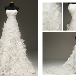 로맨틱 플라워러플 웨딩드레스