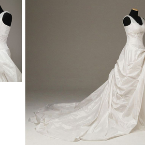 새틴 웨딩드레스