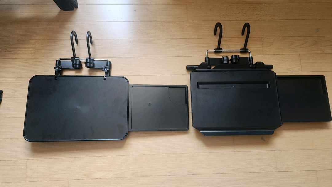 자동차 차량용 테이블 2개 차박용품 이미지