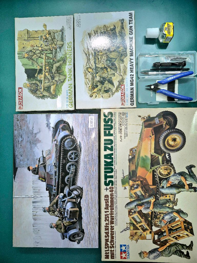 *각종교신가능*밀리터리프라모델1/35타미야외4종+전용공구셋포함*일괄판매~바람에언덕에서--0