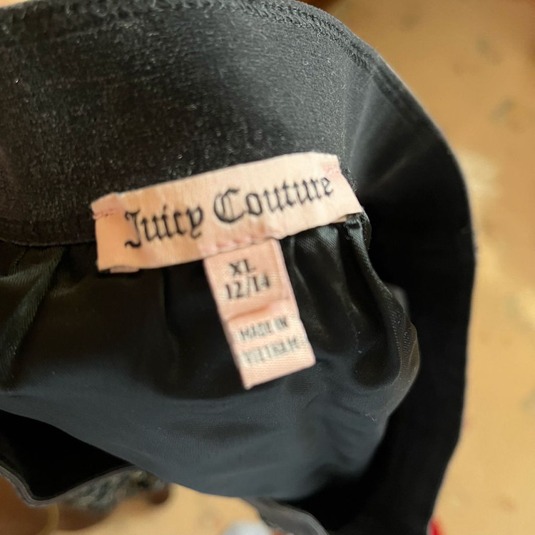 쥬시꾸뛰르 여아 쟈가드 골드 자수 플레어 스커트 새제품--4