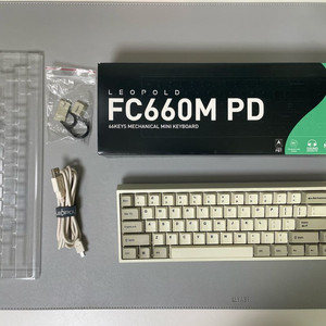 레오폴드 FC660M PD 갈축 화이트투톤 키보드