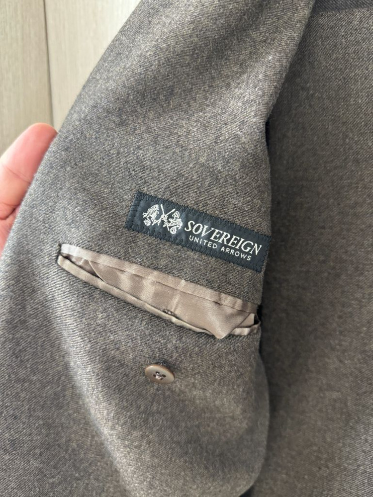 유나이티드 애로우즈 소버린하우스 브라운 플란넬 수트 52--2