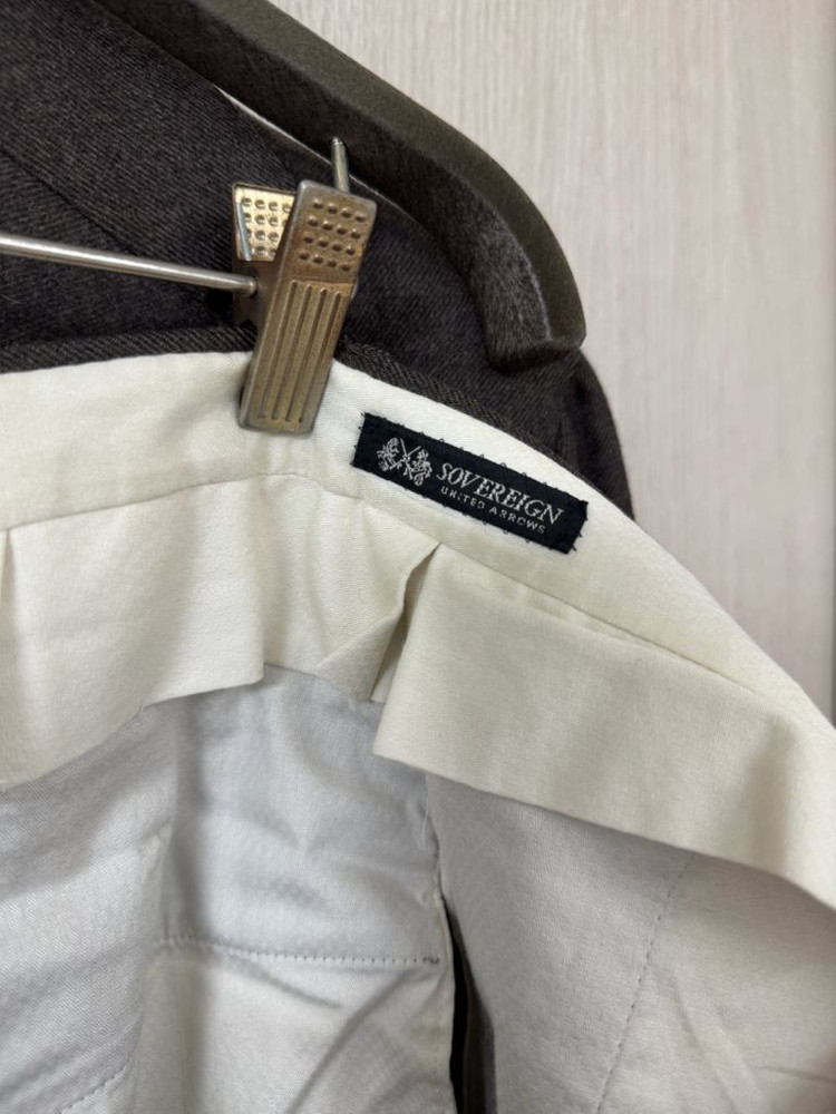 유나이티드 애로우즈 소버린하우스 브라운 플란넬 수트 52--7