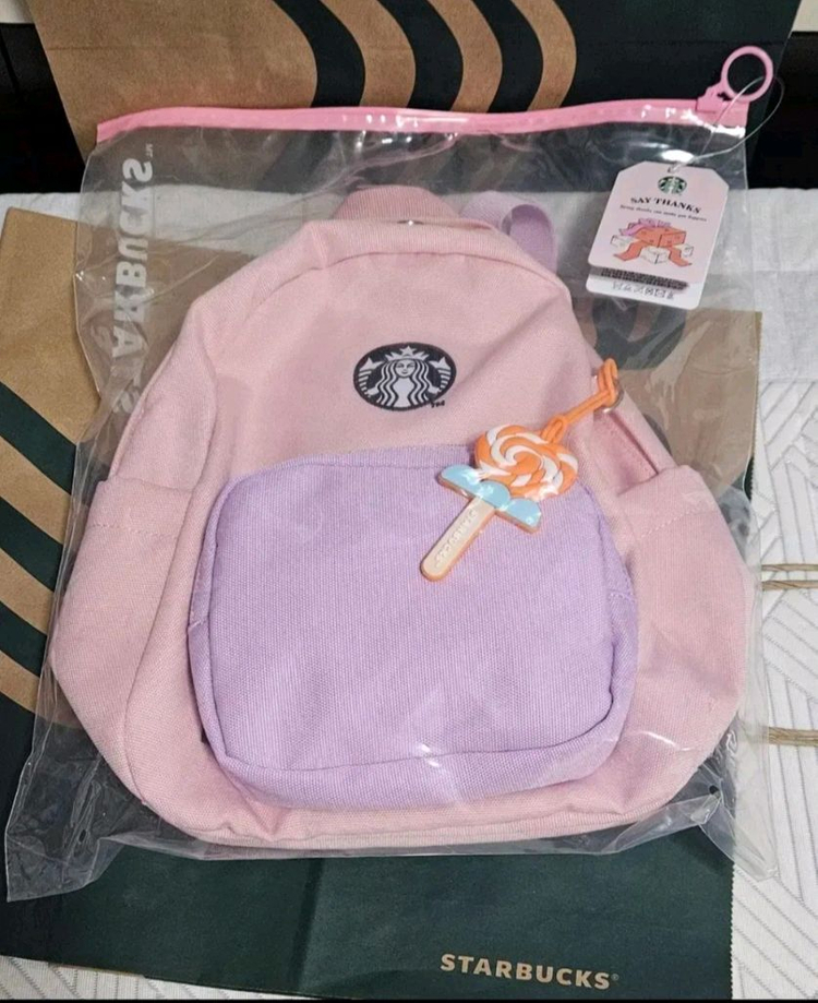 미개봉&한정판]스타벅스 굿포유 미니 백팩 가방/ 정가판매--4