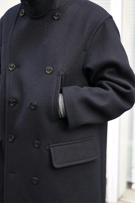 [3] (택, 단추O) Blurhms 2024AW 피코트--5