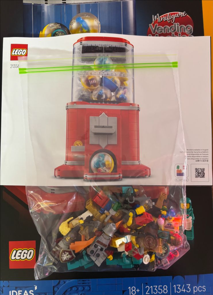 레고 아이디어 미니피겨 자판기 21358--1