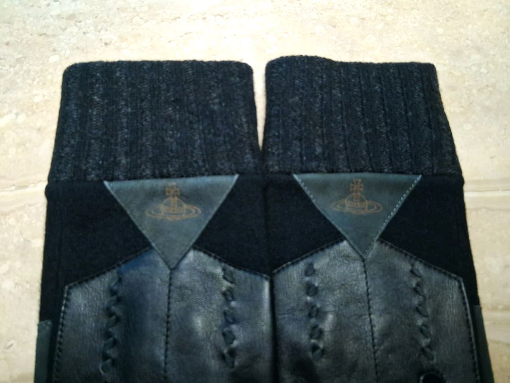 비비안웨스트우드 남성용 아웃핑거 콤비 장갑 (새상품)--6