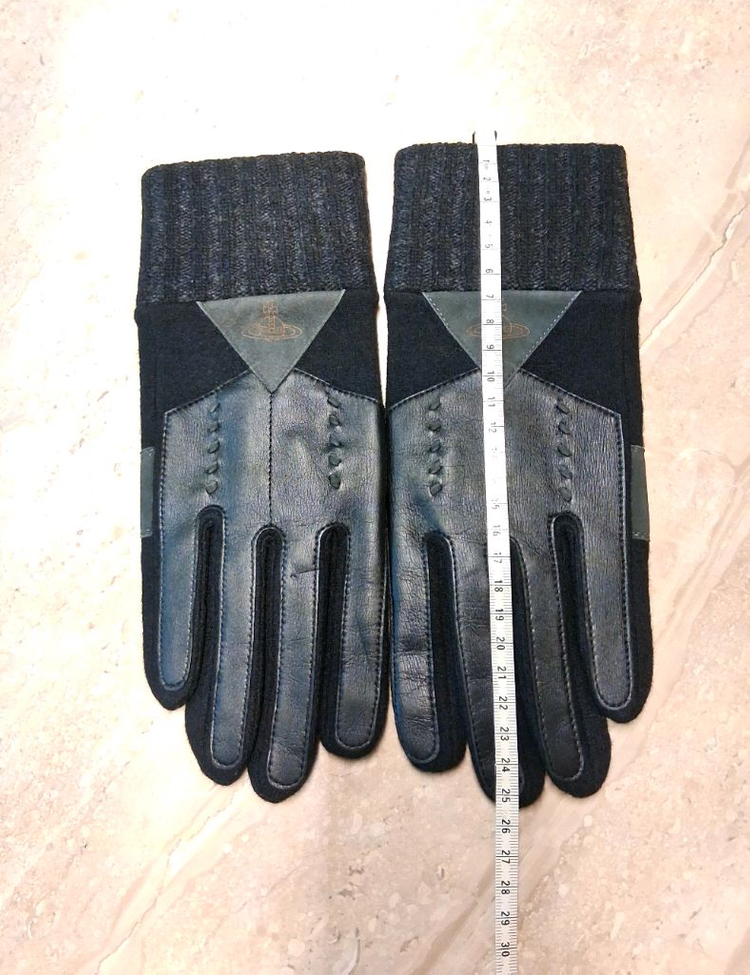 비비안웨스트우드 남성용 아웃핑거 콤비 장갑 (새상품)--8