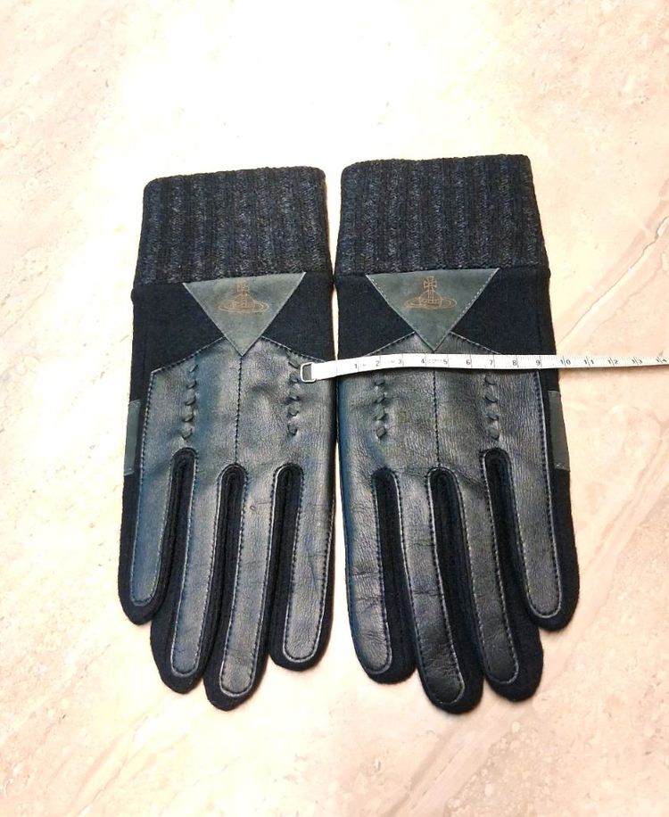 비비안웨스트우드 남성용 아웃핑거 콤비 장갑 (새상품)--9