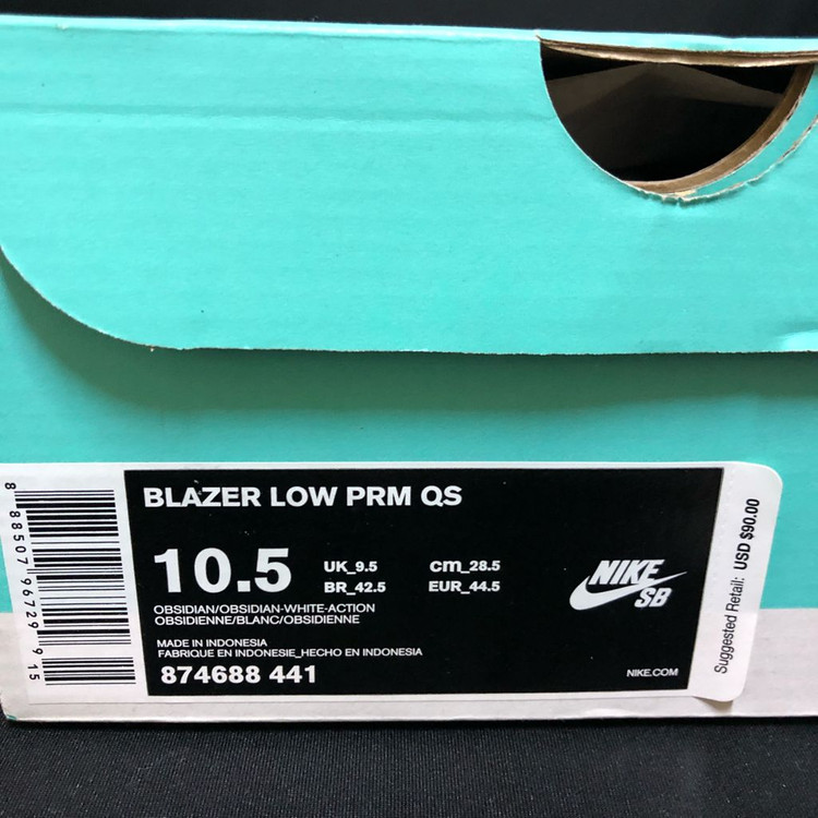 나이키 sb 블레이저 로우 콜미917 285--3