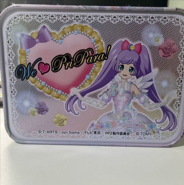 프리파라 파루루 샤이리움 샤이니네온 챰, 특전 밀피티켓, 보관상자 일괄 이미지