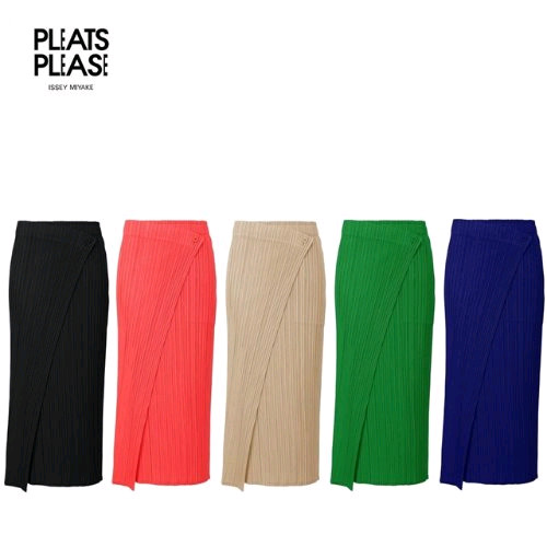 플리츠플리즈 랩스커트--2