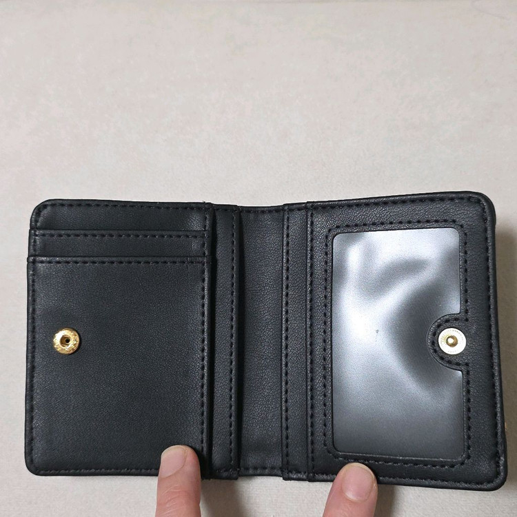 fossil 파슬 소가죽 반지갑 블랙 검정 이미지