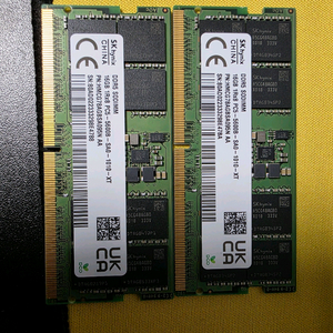 노트북 DDR5 16GB 메모리 2개(총32GB)