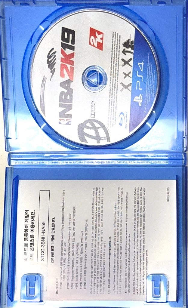 PS4 NBA 2K19 게임 이미지