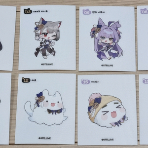 스텔라이브 팝업 스페카 띠부씰 세트 판매