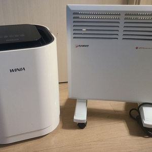 위니아 에어워셔 가습기 + 전기 스토브