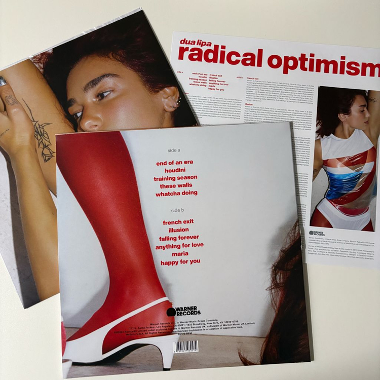 두아리파(Dua Lipa) Radical Optimism 한정판 컬러 & 커버 LP 이미지