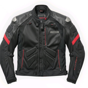 코미네 레이싱 가죽자켓 슈트 메쉬 바이크 자켓 L 100