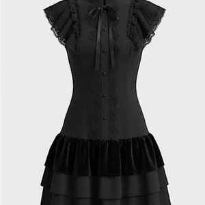 펑크룩 고스룩 지뢰계 원피스 이미지