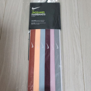(미개봉) 나이키 자카드 헤어밴드 6개입
