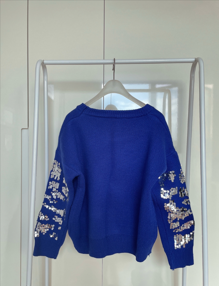 비바루비 스팽글 니트--1