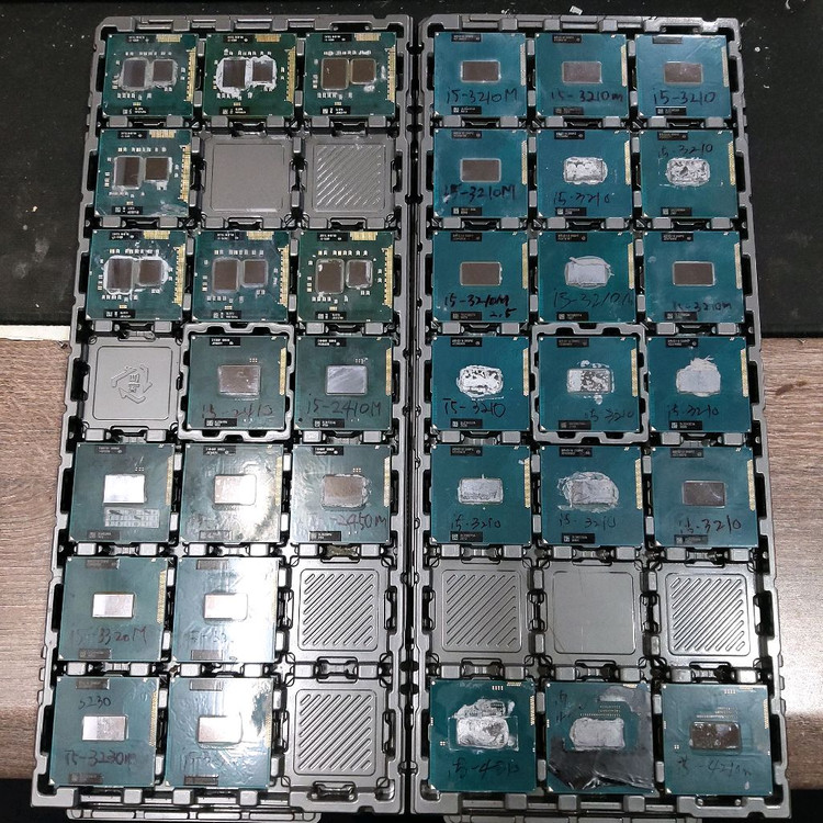 노트북 CPU 인텔 I5 1세대 ~ 4세대 이미지