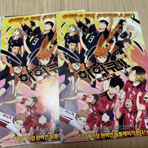 하이큐 끝과시작 영화 포스터