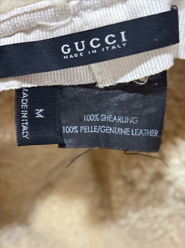 정품 구찌 퍼 모자 이미지