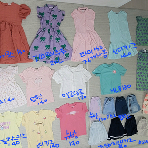 여아옷 130 여름옷 일괄 택포5만