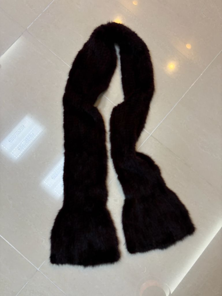 레노마 밍크 목도리 (새상품) 이미지