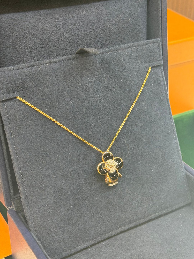 정품 루이비통 비비엔 파베다이아 목걸이--2