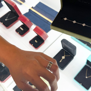 정품 다미아니 벨에포크 릴 화이트골드 다이아 반지