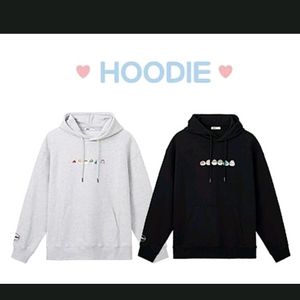 잠뜰 픽셀리 스파오 콜라보 잠옷 후드티 퍼플리스 이미지