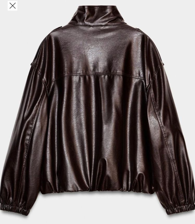 자라 가죽 자켓--1