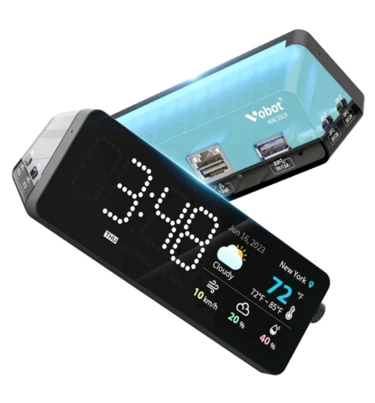 [택포]책상 위 끝판왕! Vobot Mini Dock 스마트 디스플레이--1