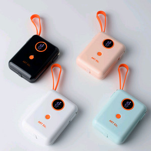 미사용 아트일렉 미니 보조배터리 10000mAh 배터리 잔량 표시 됨