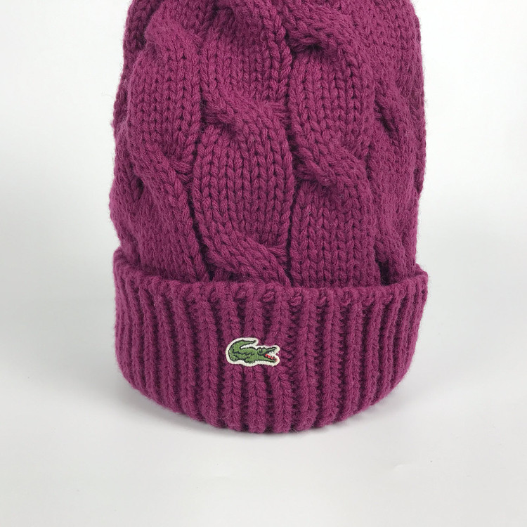 라코스테 방울 비니 모자--2