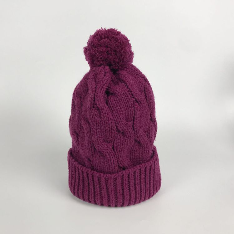 라코스테 방울 비니 모자--3