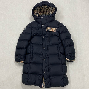 (정품) 닥스 키즈 블랙 덕다운 롱패딩 130 9Y