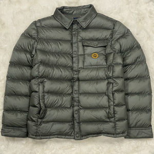 (정품) 헤지스 키즈 카키색 덕다운 경량패딩 165 15Y