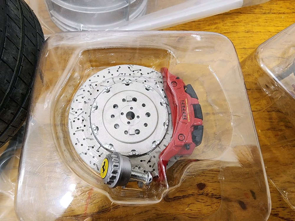 1/8 데아고스티니 라페라리 부품 휠 페라리 모형 다이캐스트 이미지