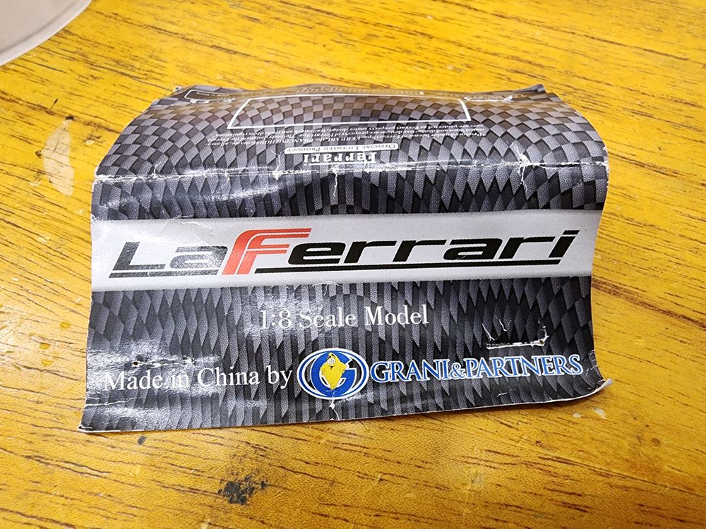 1/8 데아고스티니 라페라리 부품 휠 페라리 모형 다이캐스트 이미지