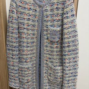 듀엘 트위드 가디건 자켓