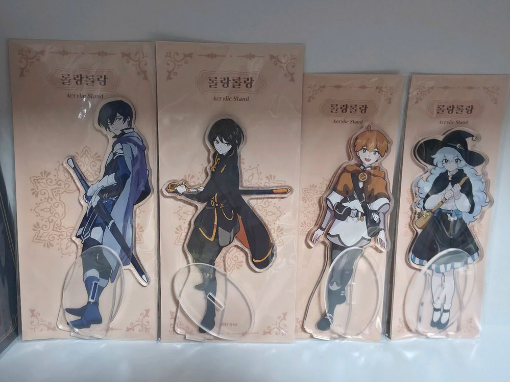 미개봉) 롤랑롤랑 1~5 펀딩 아크릴 스탠드 웹툰 부록 이미지