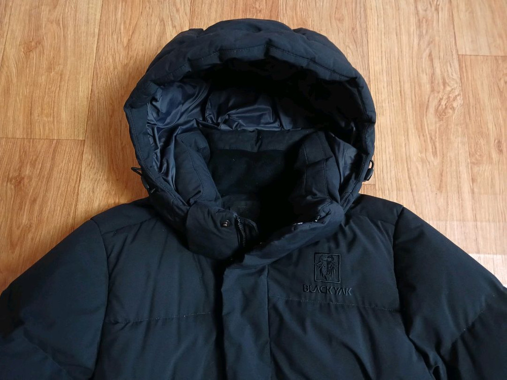 블랙야크(정품) 남성 퍼텍스 롱구스 다운 패딩 (블랙) (95) (상태 깨끗하고 좋아요)--1