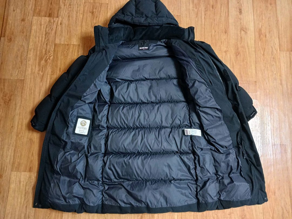 블랙야크(정품) 남성 퍼텍스 롱구스 다운 패딩 (블랙) (95) (상태 깨끗하고 좋아요)--4