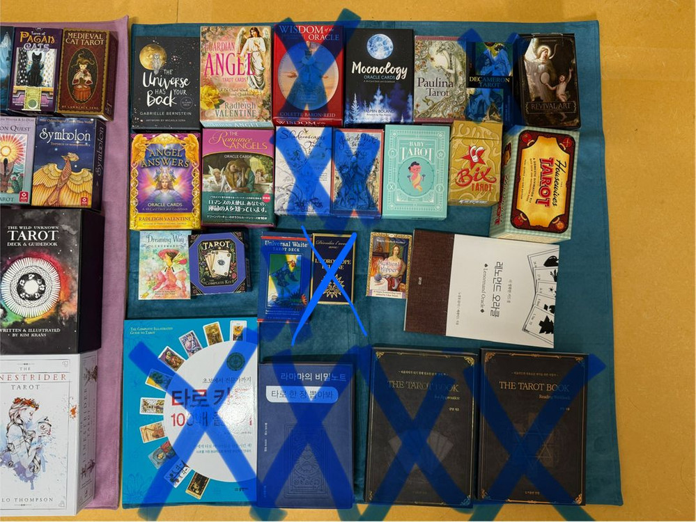 가격낮춤) 타로카드 여러가지 이미지
